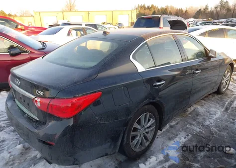 2017 Infiniti Q50 3.0T Premium from USA, damaged, VIN JN1EV7ARXHM836113